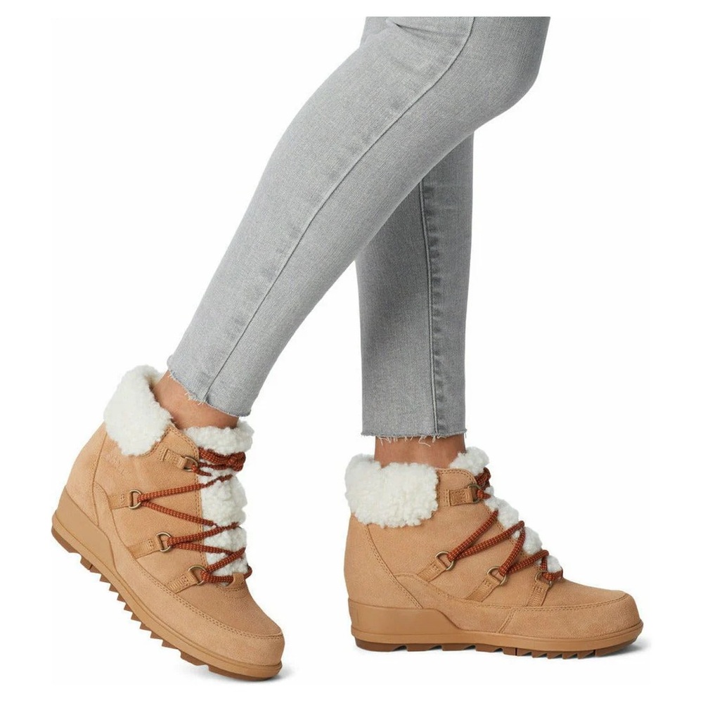 Sorel Women's Evie Lace Up Waterproof Wedge Bootie - Picture 3 of 10